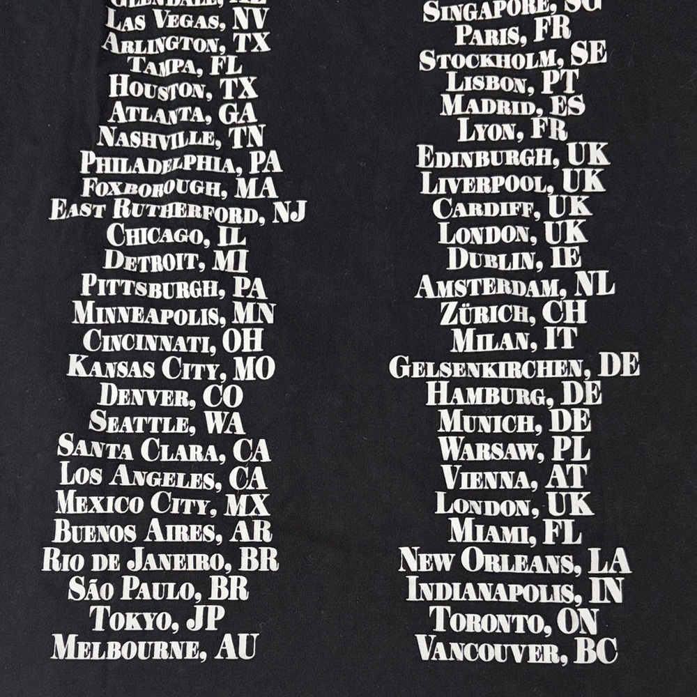 Taylor Swift Black Graphic Eras Tour Tee - Multicolor Portraits - Picture 6 of 9